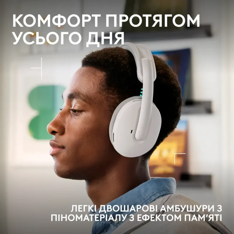 Комп'ютерна гарнітура Logitech G325 Lightspeed Wireless White (981-001531)