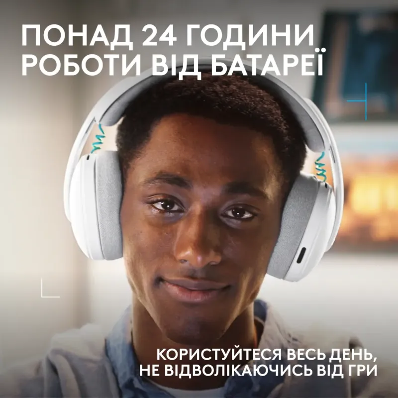 Комп'ютерна гарнітура Logitech G325 Lightspeed Wireless White (981-001531)