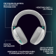 Комп'ютерна гарнітура Logitech G325 Lightspeed Wireless White (981-001531)
