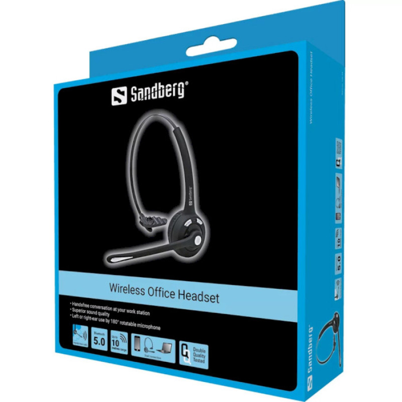 Компьютерная гарнитура Sandberg Wireless Office Headset Black (126-23)