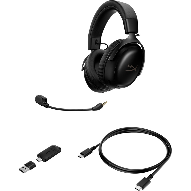 Компьютерная гарнитура HyperX Cloud III S Wireless Black (A59YZAA)