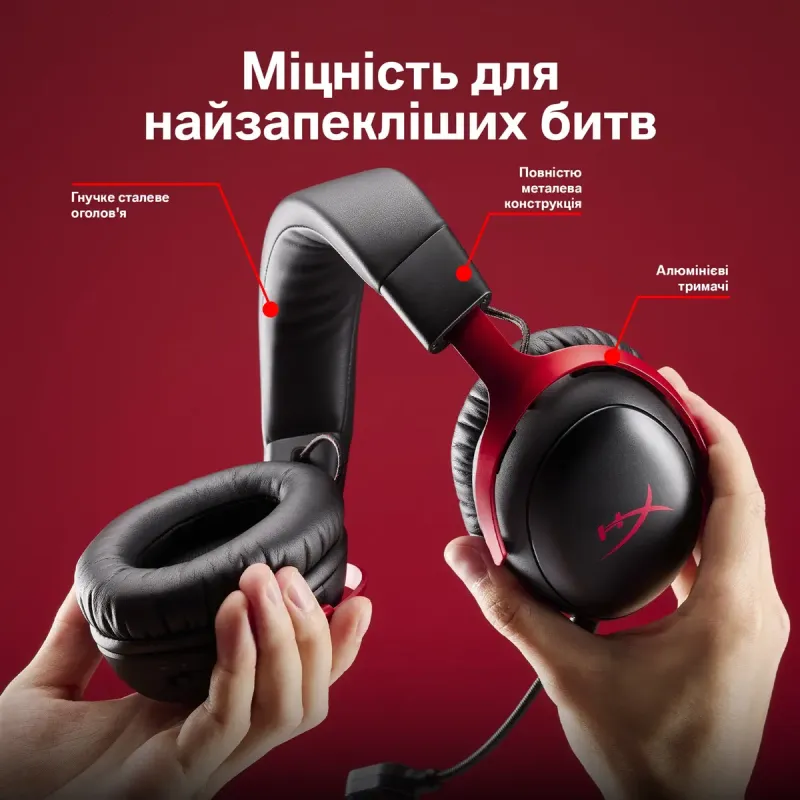 Комп'ютерна гарнітура HyperX Cloud III S Wireless Black (A59YZAA)