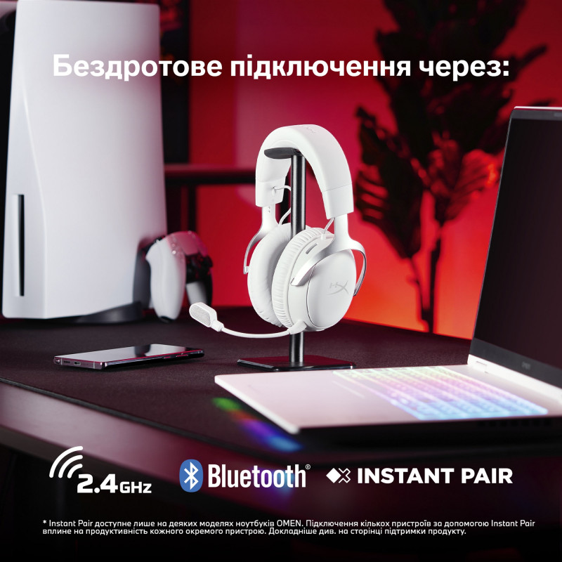 Компьютерная гарнитура HyperX Cloud III S Wireless Black-Red (A59Z0AA)