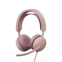 Компьютерная гарнитура Logitech Zone Wired 2 Rose (981-001620)