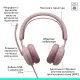 Комп'ютерна гарнітура Logitech Zone Wired 2 Rose (981-001620)