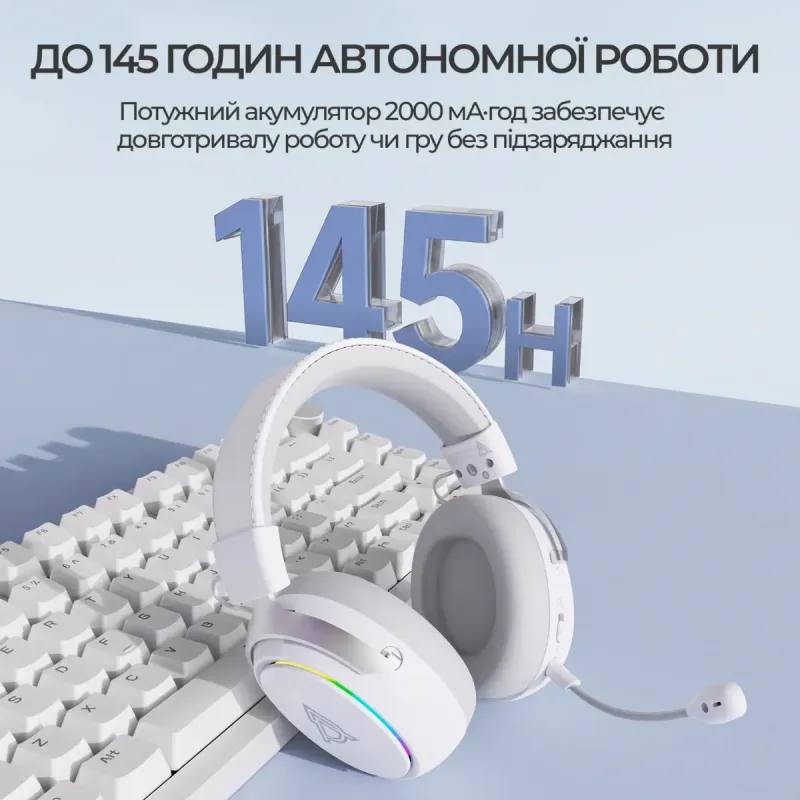 Компьютерная гарнитура Ajazz AHM10 Max Black (AHM10-MAX-B)