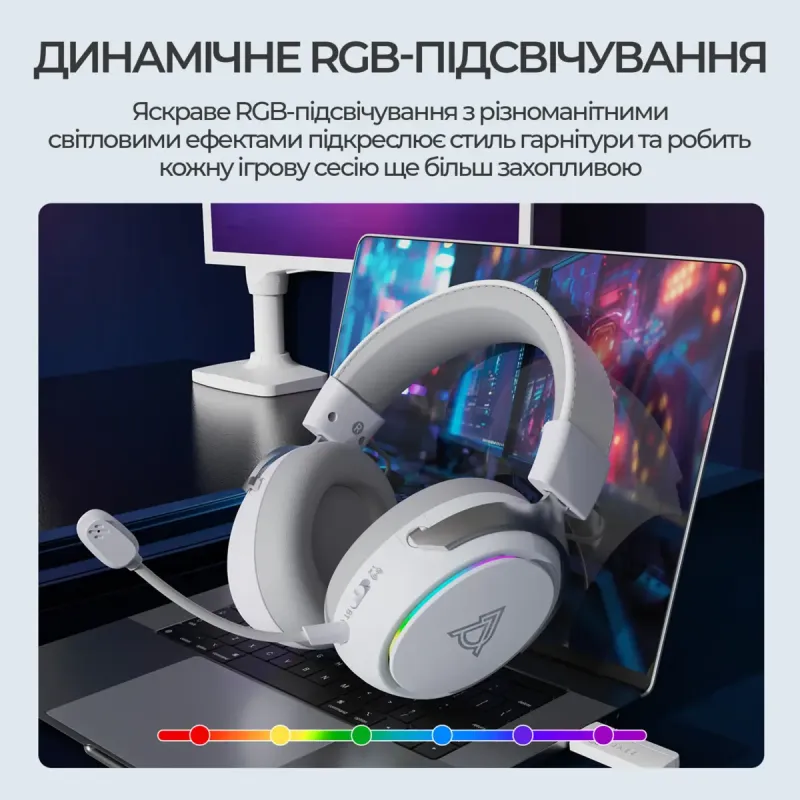 Компьютерная гарнитура Ajazz AHM10 Max Black (AHM10-MAX-B)