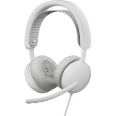 Комп'ютерна гарнітура Logitech Zone Wired 2 USB White (981-001621)