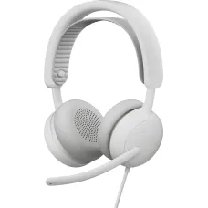 Комп'ютерна гарнітура Logitech Zone Wired 2 USB White (981-001621)