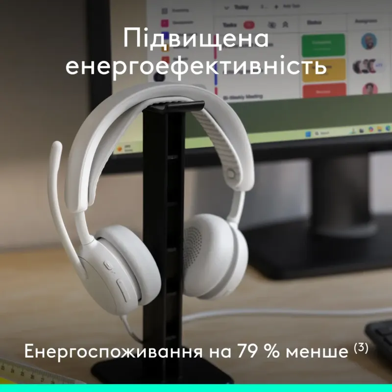 Компьютерная гарнитура Logitech Zone Wired 2 USB White (981-001621)