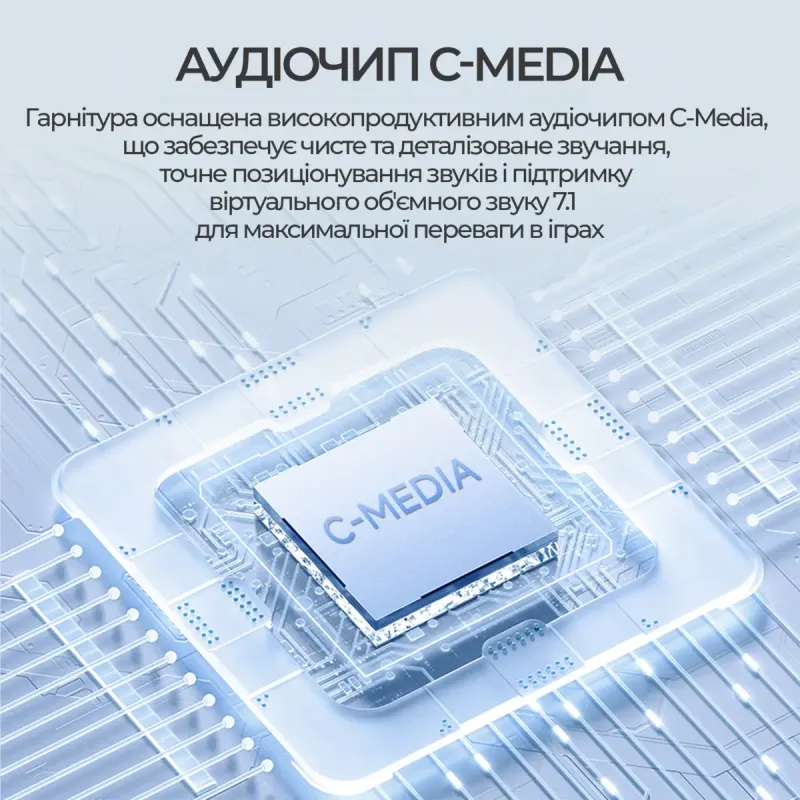 Компьютерная гарнитура Ajazz AHM10 Max White (AHM10-MAX-W)