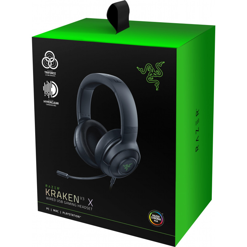 Razer Kraken V3 X Black FRML Packaging (RZ04-03750300-R3M1)