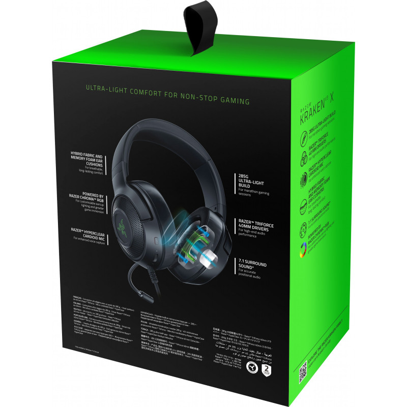 Razer Kraken V3 X Black FRML Packaging (RZ04-03750300-R3M1)
