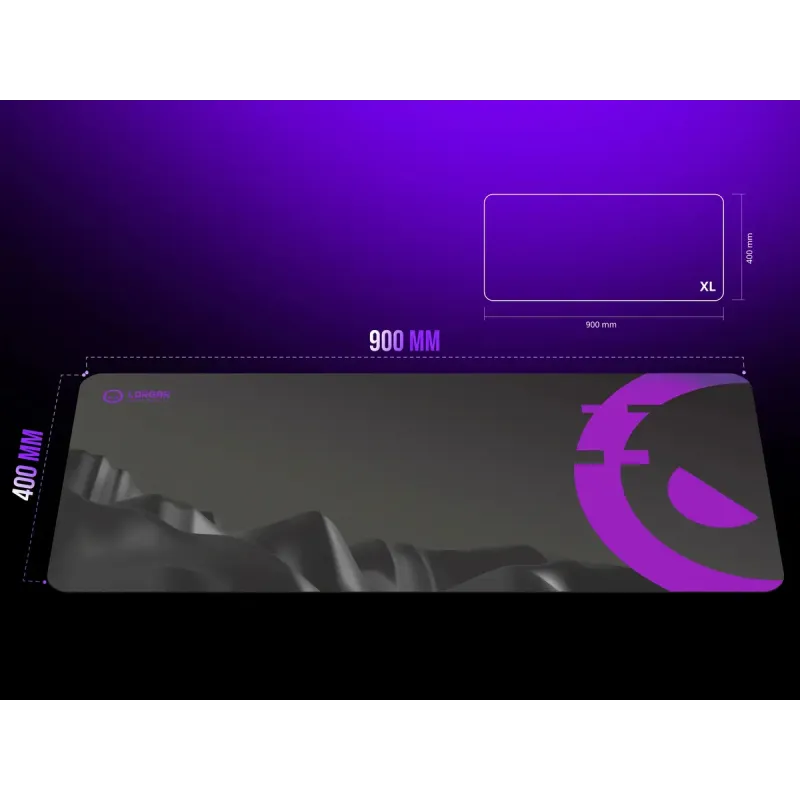 Компьютерная гарнитура Lorgar MPA15 XL (LRG-MPA15XL) Black/Purple