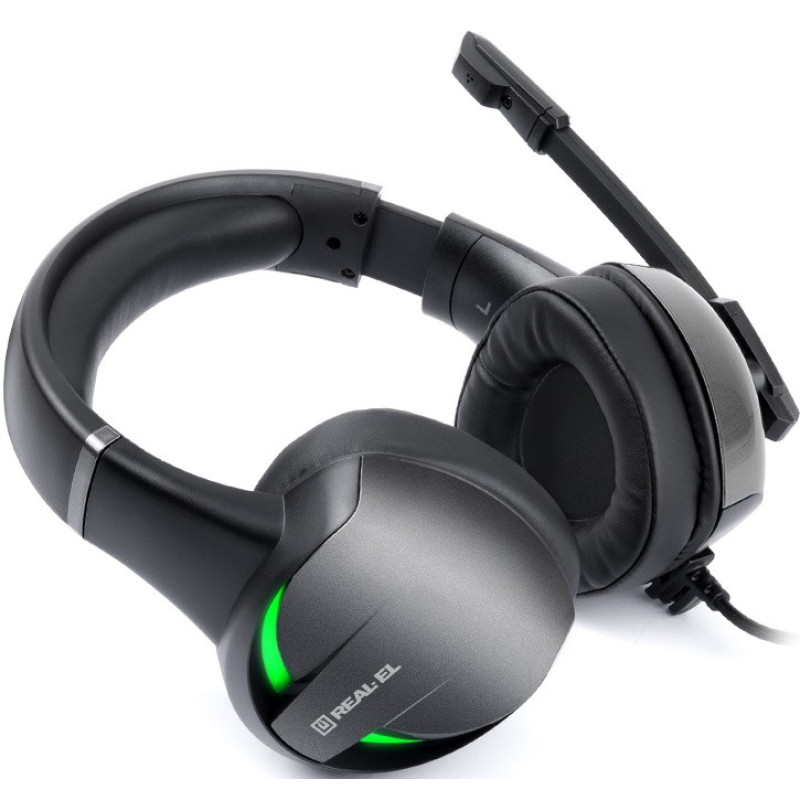 Компьютерная гарнитура REAL-EL GDX-7620 Black (EL124100045)