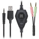 Компьютерная гарнитура REAL-EL GDX-7680 Black (EL124100046)