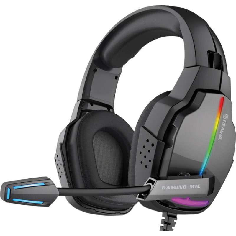 Компьютерная гарнитура REAL-EL GDX-7780 Black (EL124100047)