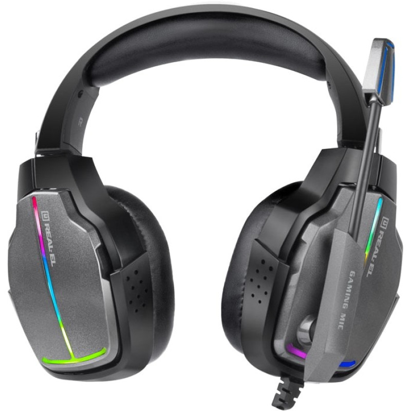 Компьютерная гарнитура REAL-EL GDX-7780 Black (EL124100047)