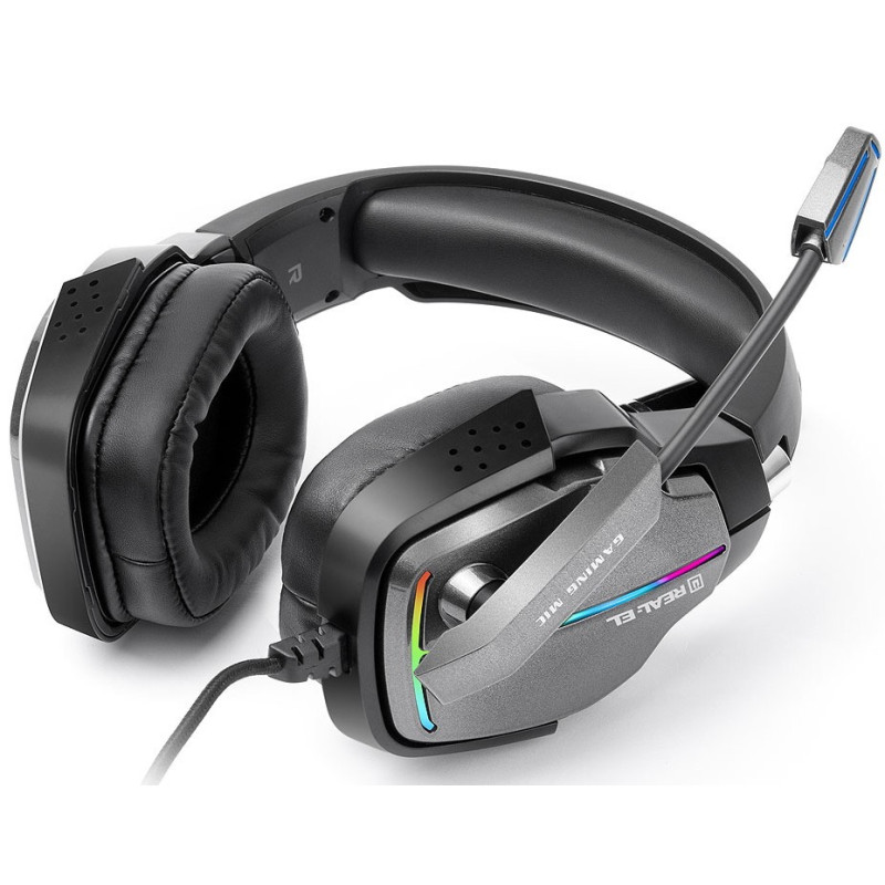 Компьютерная гарнитура REAL-EL GDX-7780 Black (EL124100047)