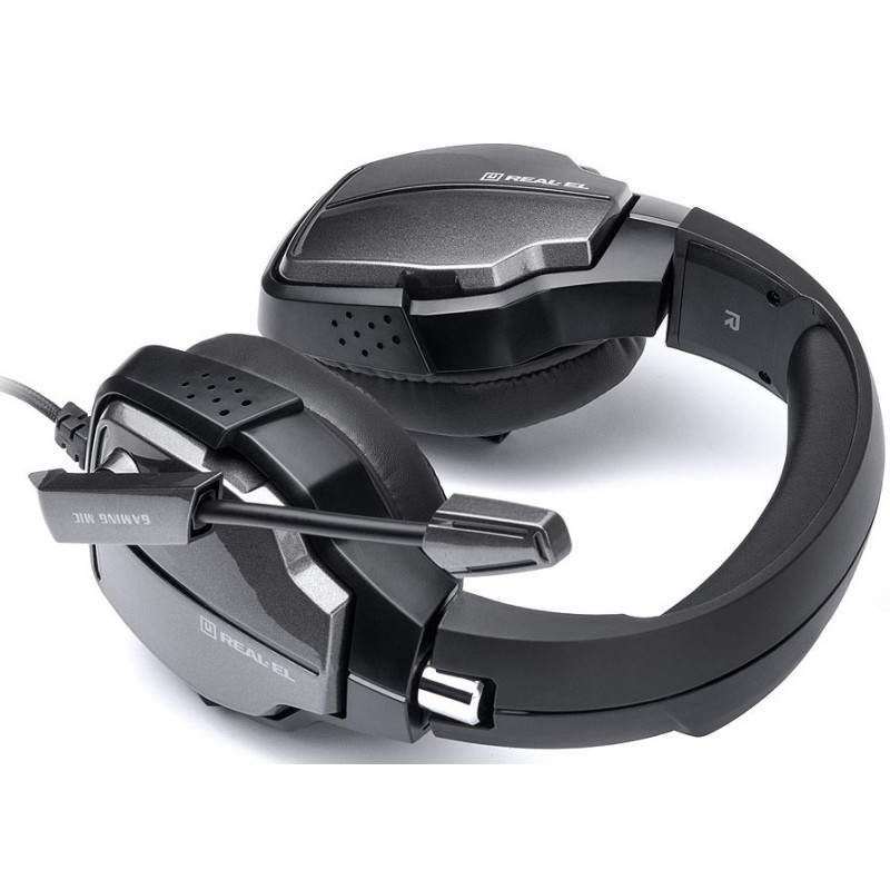 Компьютерная гарнитура REAL-EL GDX-7780 Black (EL124100047)