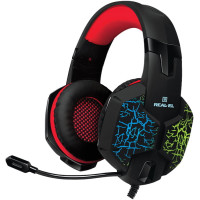 Комп'ютерна гарнітура REAL-EL GDX-7750 Black/Red (EL124100048)