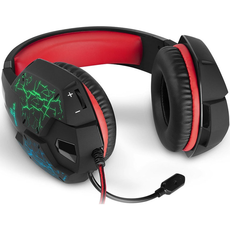 Компьютерная гарнитура REAL-EL GDX-7750 Black/Red (EL124100048)
