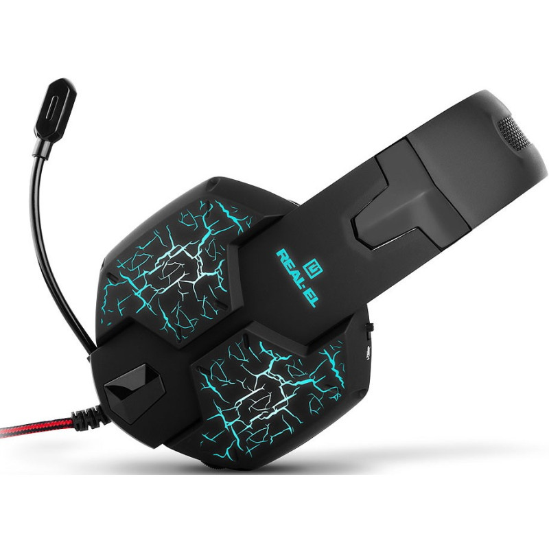 Компьютерная гарнитура REAL-EL GDX-7750 Black/Red (EL124100048)