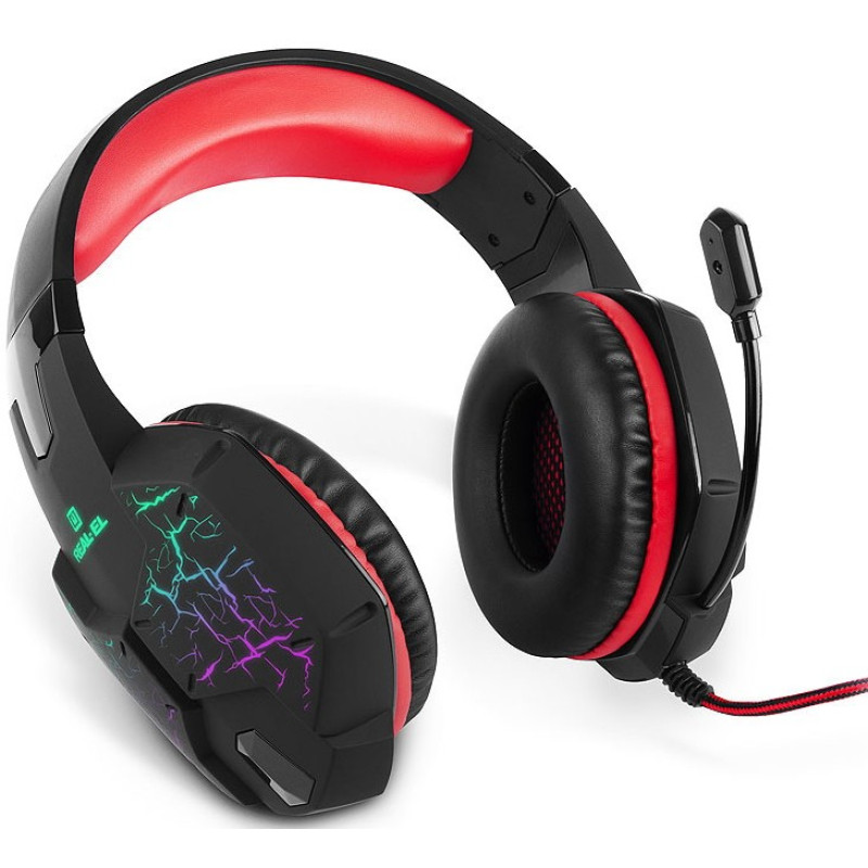 Компьютерная гарнитура REAL-EL GDX-7750 Black/Red (EL124100048)