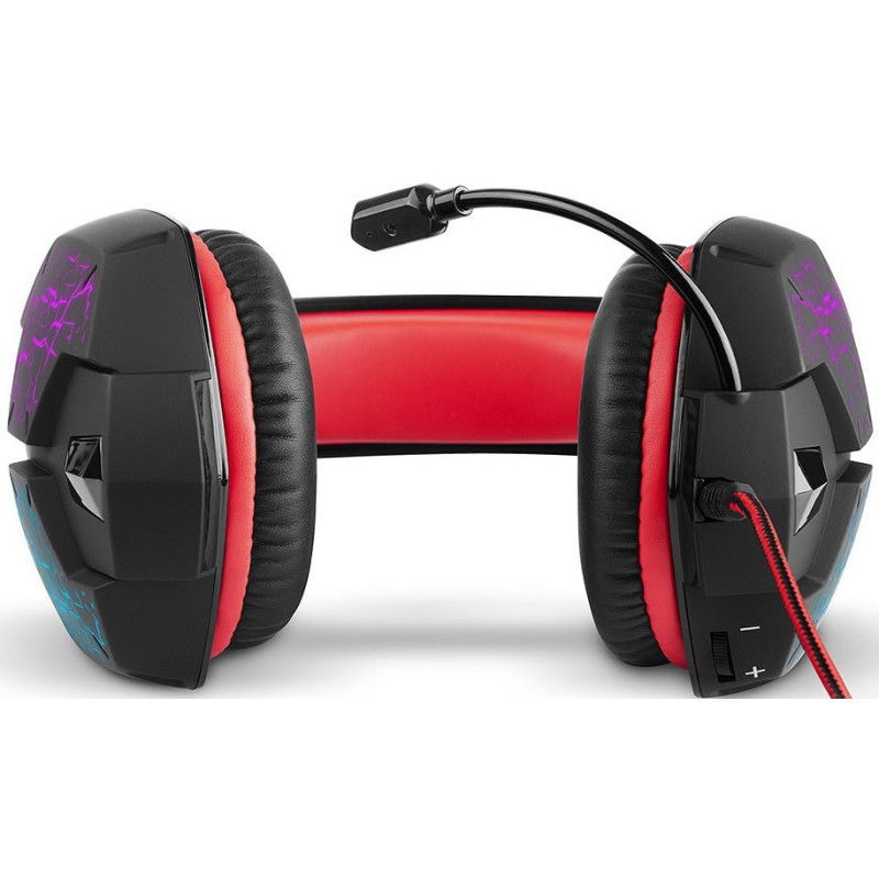 Компьютерная гарнитура REAL-EL GDX-7750 Black/Red (EL124100048)