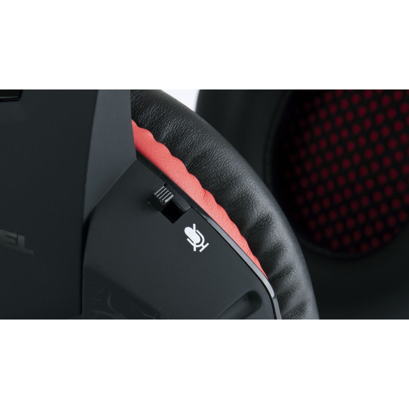 Компьютерная гарнитура REAL-EL GDX-7750 Black/Red (EL124100048)