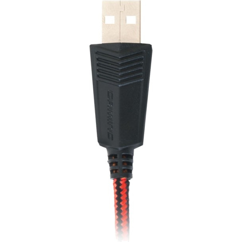 Компьютерная гарнитура REAL-EL GDX-7750 Black/Red (EL124100048)