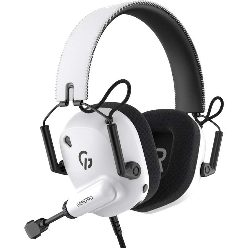 Комп'ютерна гарнітура GamePro Genesis Mercury White (HS120W)