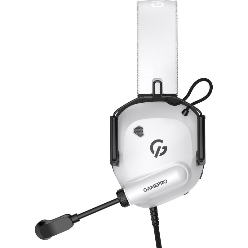 Комп'ютерна гарнітура GamePro Genesis Mercury White (HS120W)