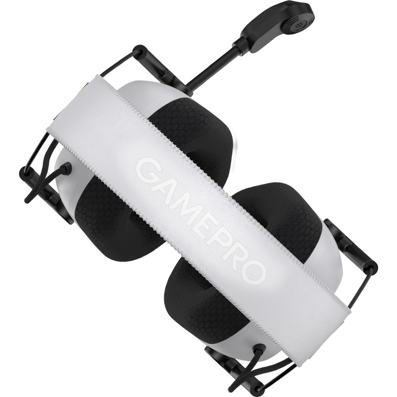 Комп'ютерна гарнітура GamePro Genesis Mercury White (HS120W)