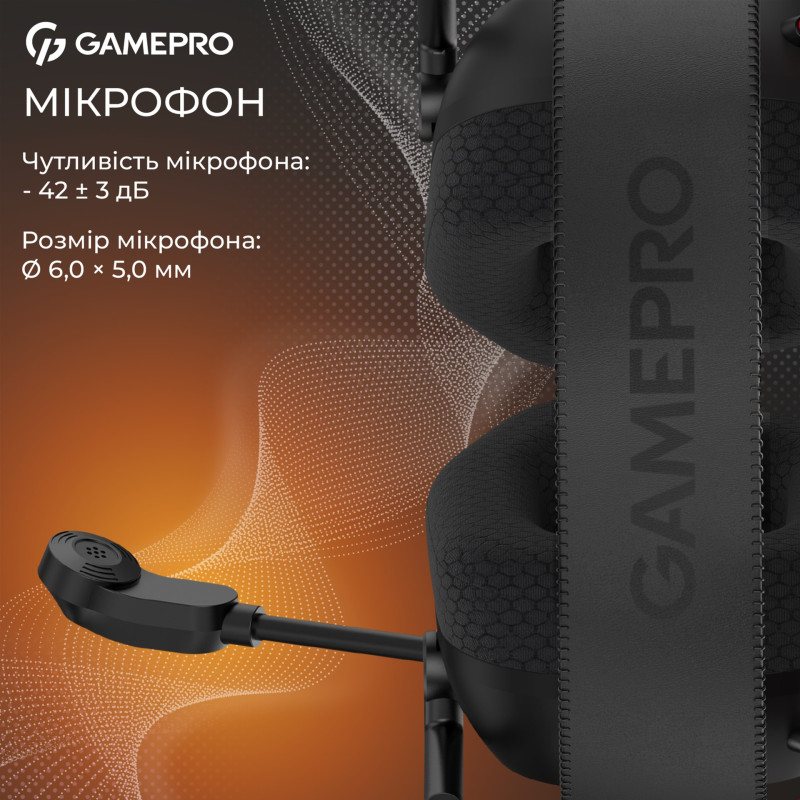 Комп'ютерна гарнітура GamePro Genesis Mercury Pro 3-Mode Black (HSW120B)
