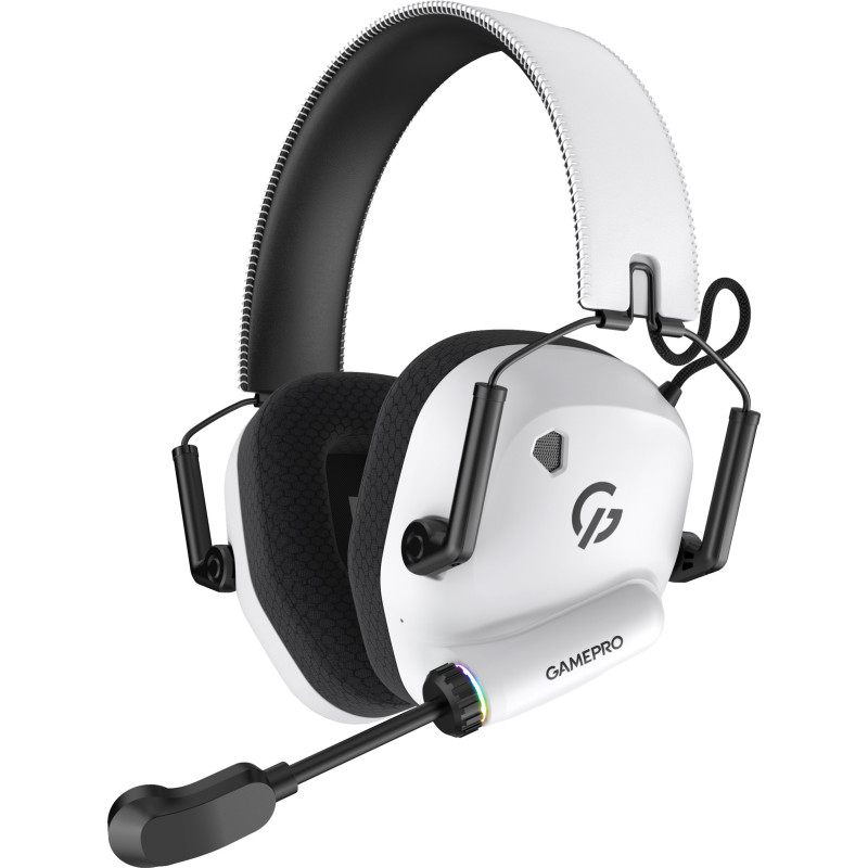 Комп'ютерна гарнітура GamePro Genesis Mercury Pro 3-Mode White (HSW120W)