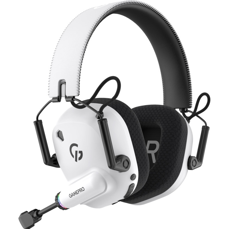 Комп'ютерна гарнітура GamePro Genesis Mercury Pro 3-Mode White (HSW120W)