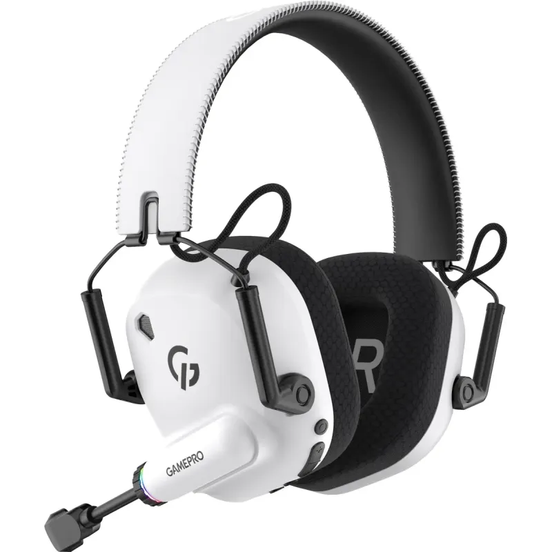 Компьютерная гарнитура GamePro Genesis Mercury Pro 3-Mode White (HSW120W)