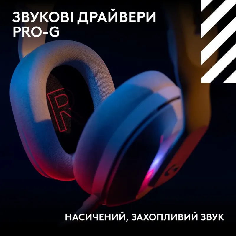 Комп'ютерна гарнітура Logitech G ASTRO A20 X Lightspeed White (939-002253)