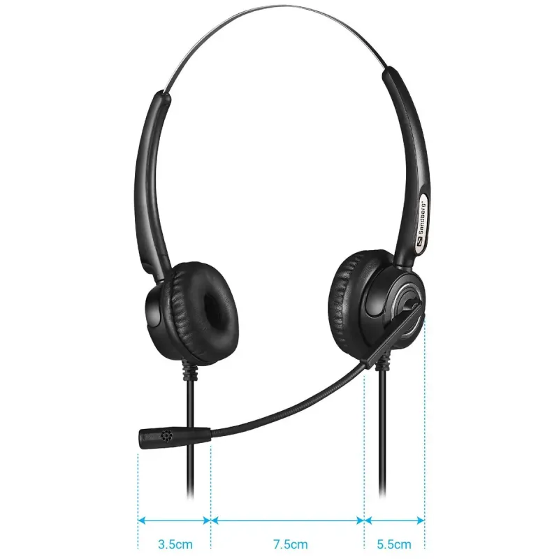 Комп'ютерна гарнітура Sandberg USB Office Headset Pro Stereo Black (126-13)