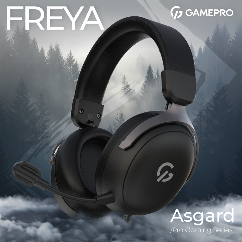 Компьютерная гарнитура GamePro Asgard Freya Black (HS145B)