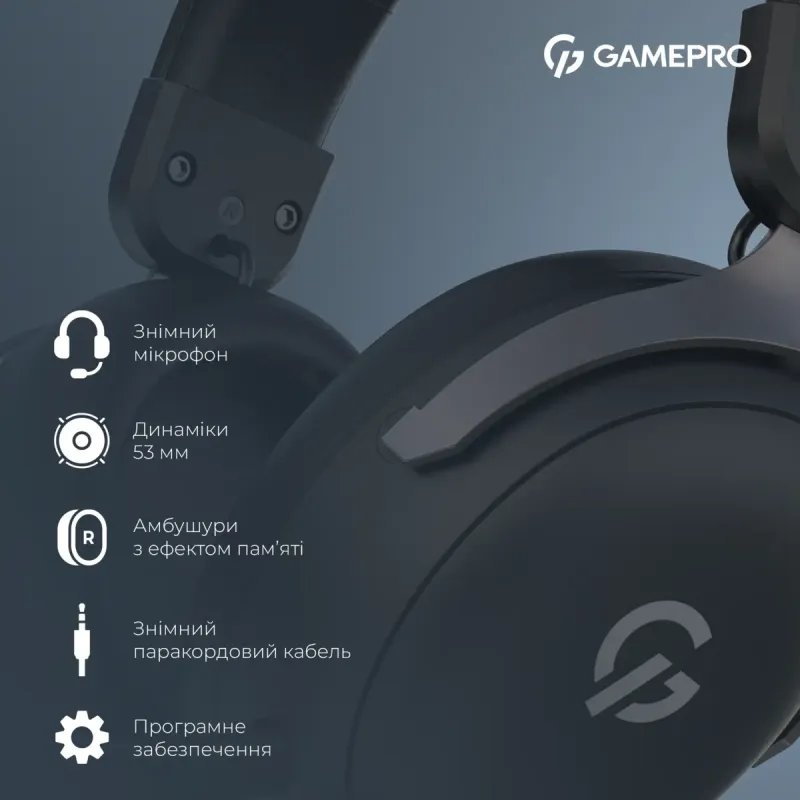 Компьютерная гарнитура GamePro Asgard Freya Black (HS145B)