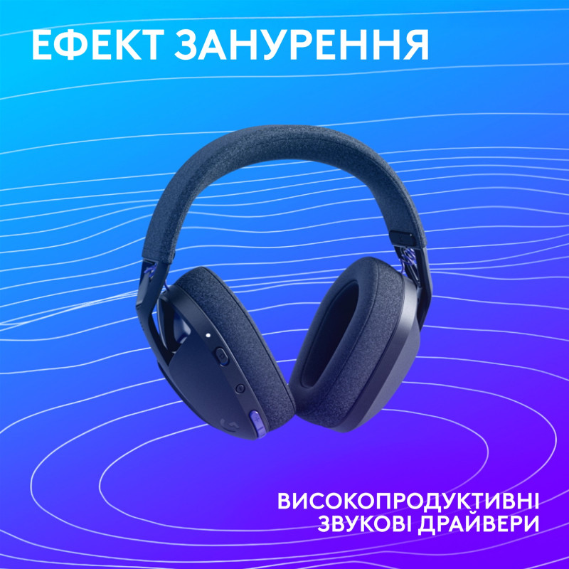 Компьютерная гарнитура Logitech G321 Lightspeed Wireless Black (981-001563)