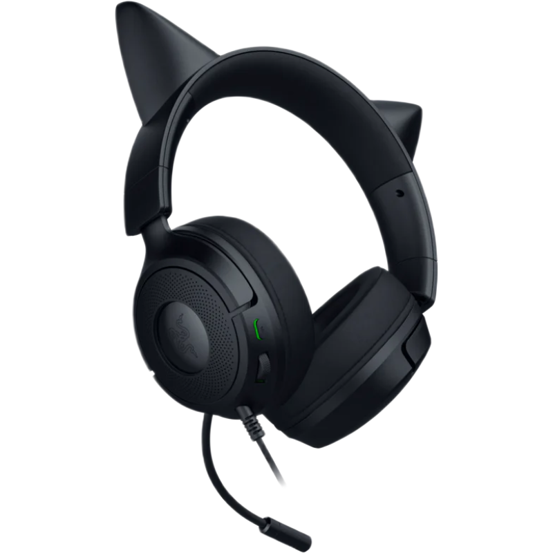 Комп'ютерна гарнітура Razer Kraken Kitty V3 X Black (RZ04-05350200-R3M1)