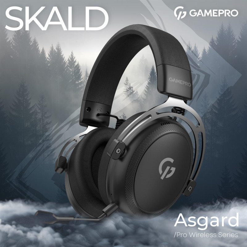 Комп'ютерна гарнітура GamePro Asgard Skald 4-Mode Black (HSW160B)