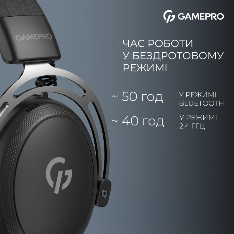 Комп'ютерна гарнітура GamePro Asgard Skald 4-Mode Black (HSW160B)