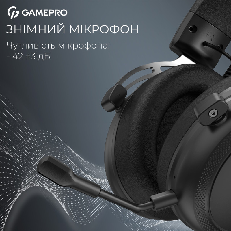 Комп'ютерна гарнітура GamePro Asgard Skald 4-Mode Black (HSW160B)