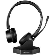 Комп'ютерна гарнітура Sandberg Wireless Office Headset Pro+ Black (126-18)