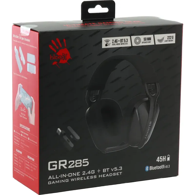 Компьютерная гарнитура Bloody GR285 (Sports Black)