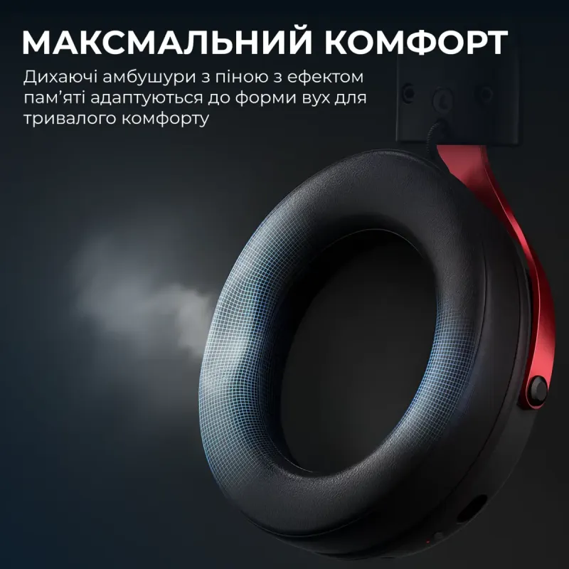 Компьютерная гарнитура Ajazz AHW10 Black (AHW10-B)